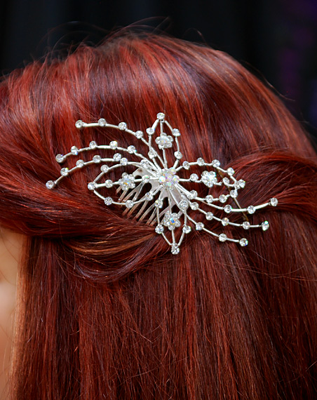 Clear Crystal Bridal Comb