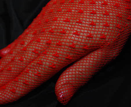 Red gloves